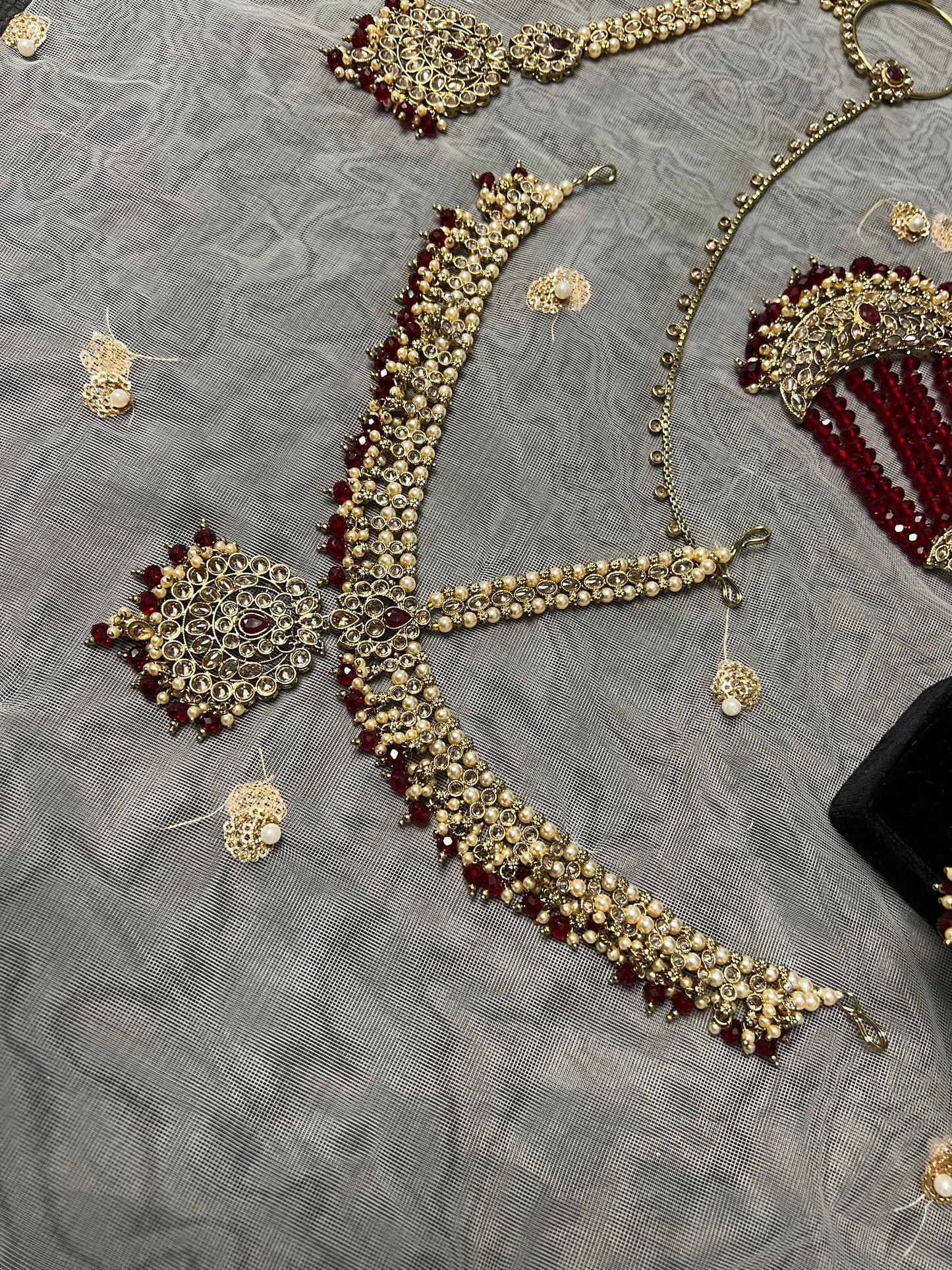 PY357 Polki Bridal Set