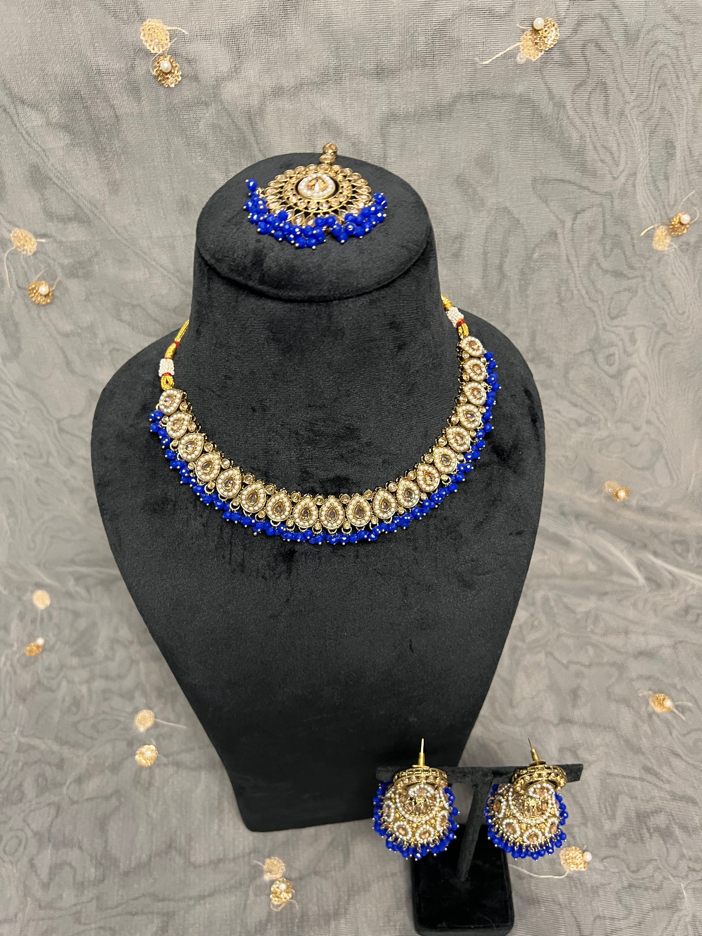PY218 Polki Necklace Set