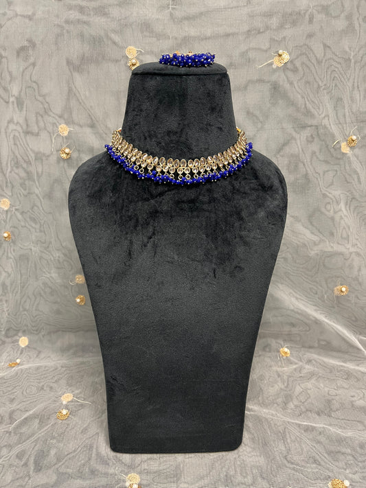 PY208 Polki Necklace Set