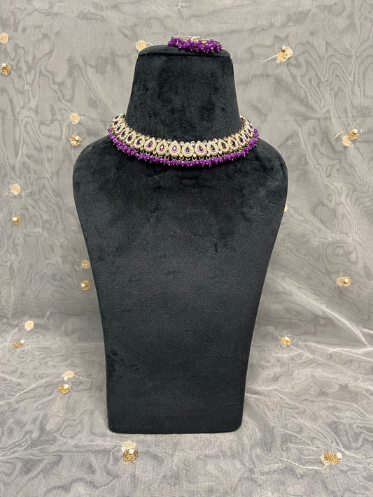 PY221 Polki Necklace Set