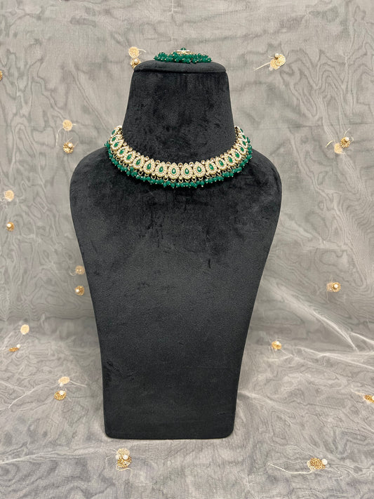 PY216 Polki Necklace Set