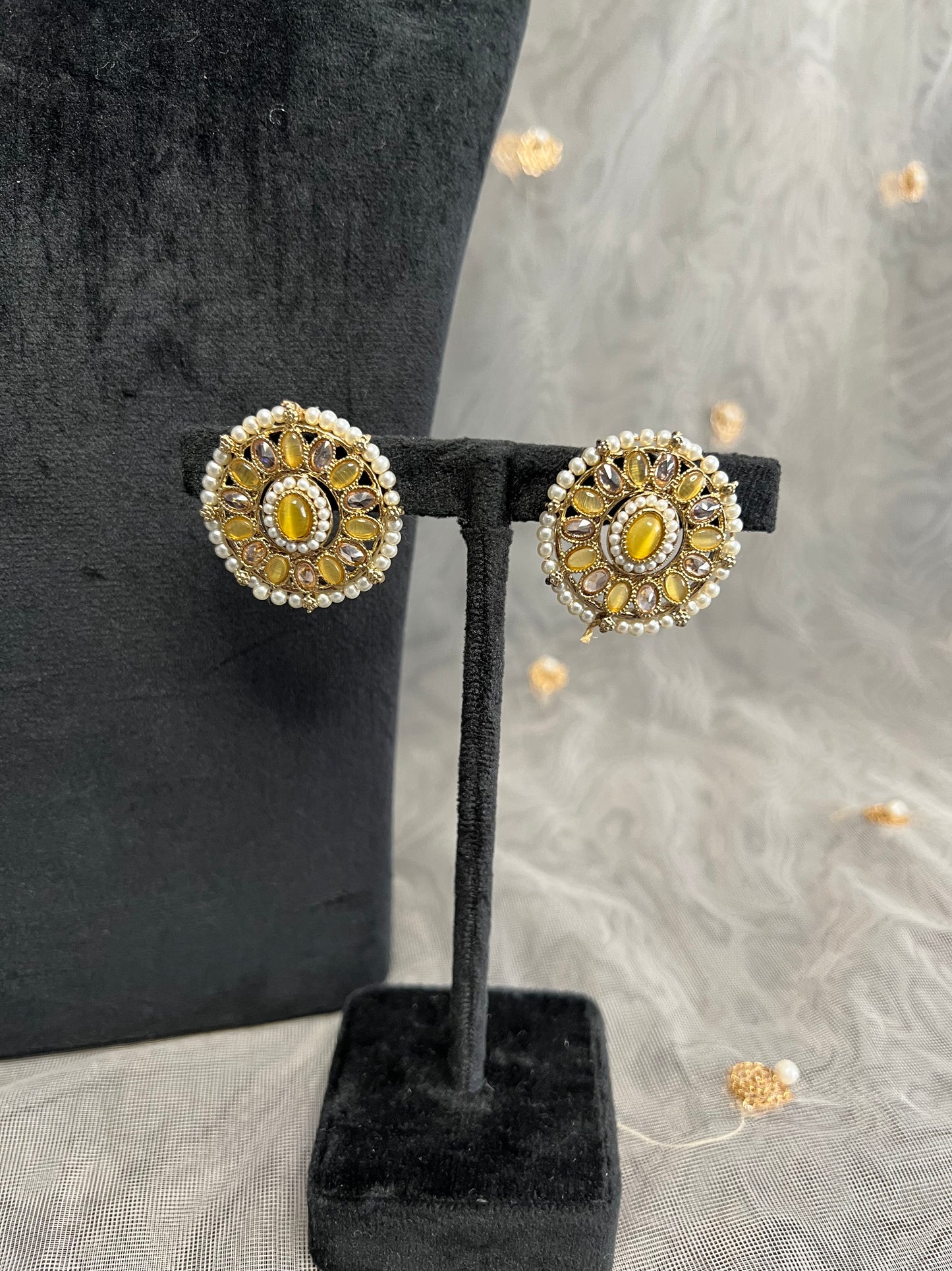 PY267 Polki Necklace Set