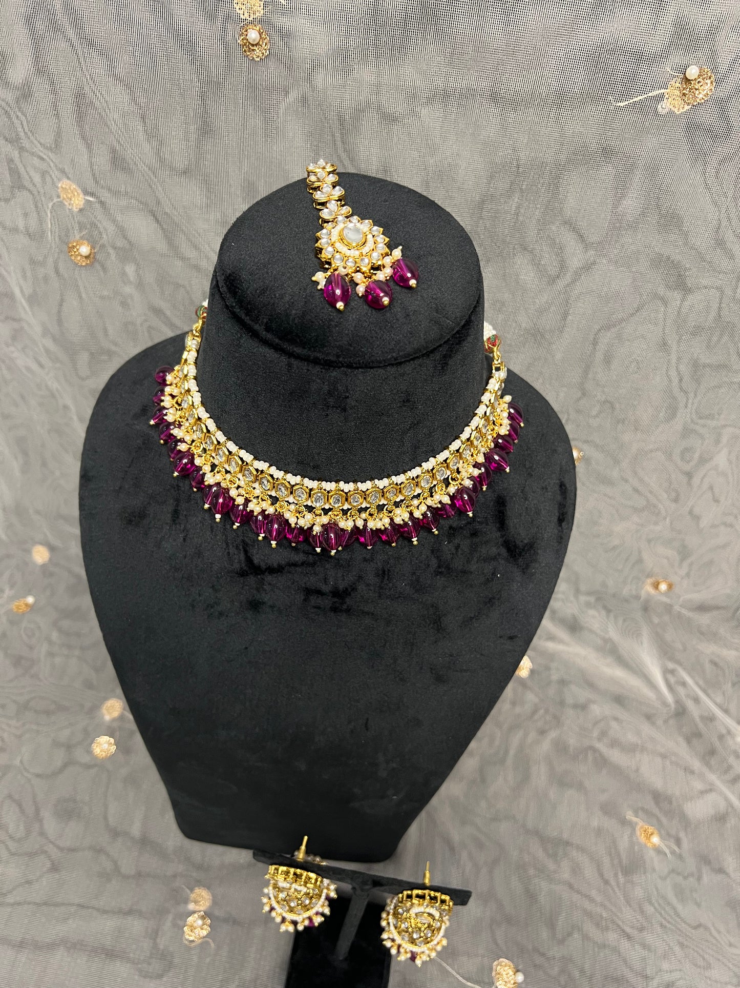 PY197 Kundan Necklace Set