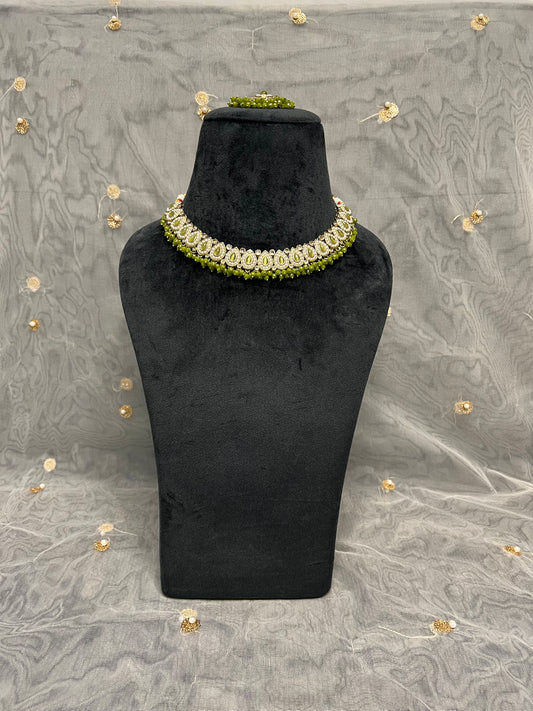 PY219 Polki Necklace Set