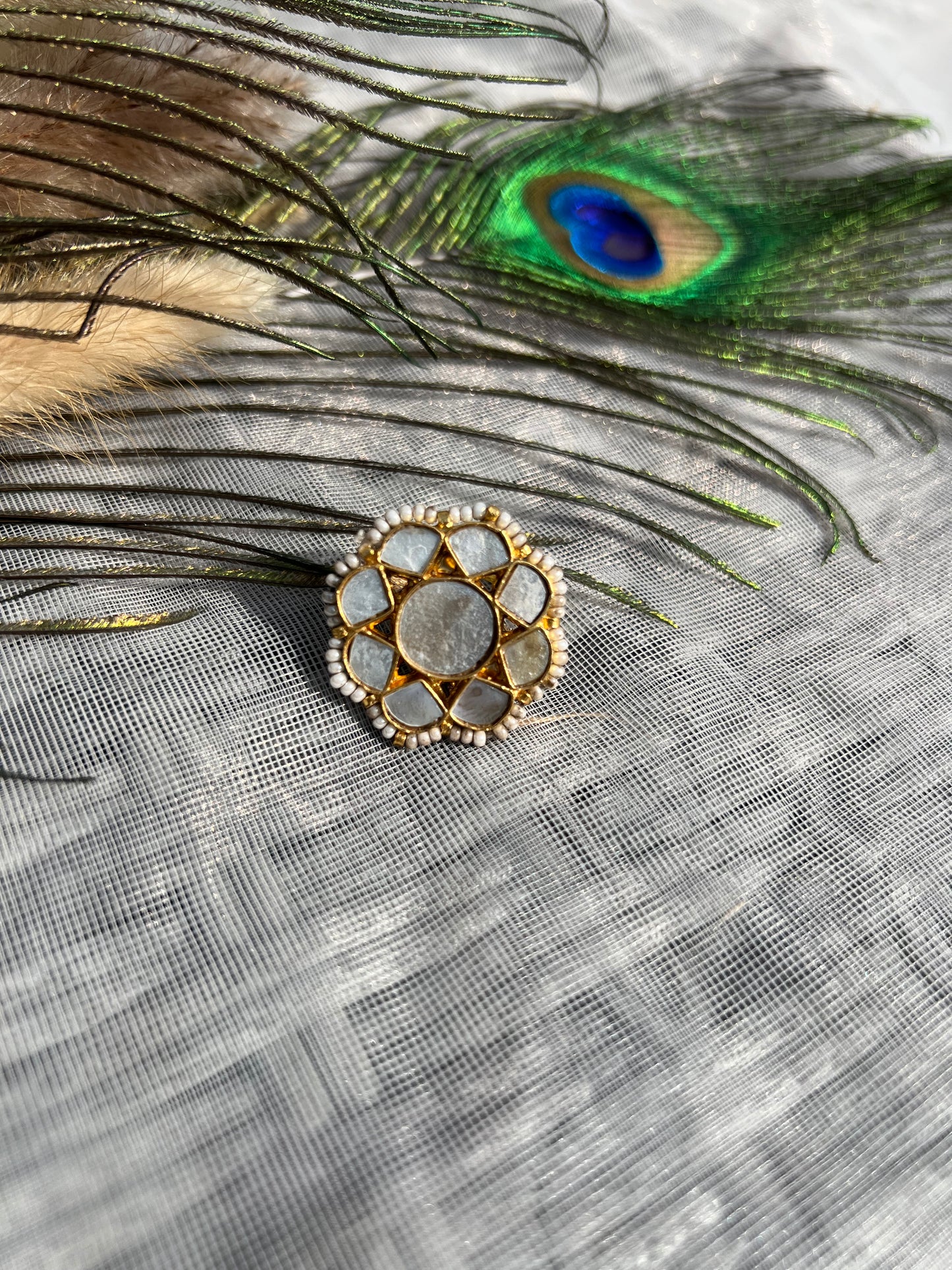 BA82 Mother of Pearl Ring