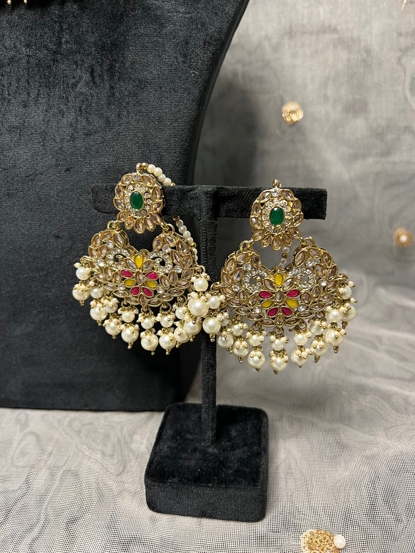 PY353 Polki Necklace Set