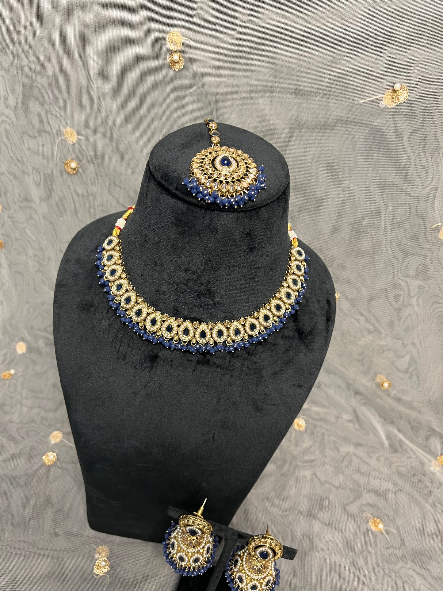 PY217 Polki Necklace Set