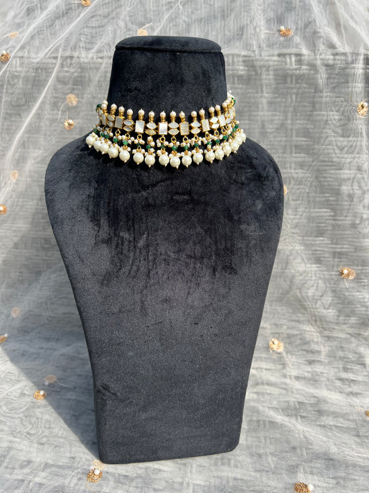 BA81 Mother of Pearl Necklace set