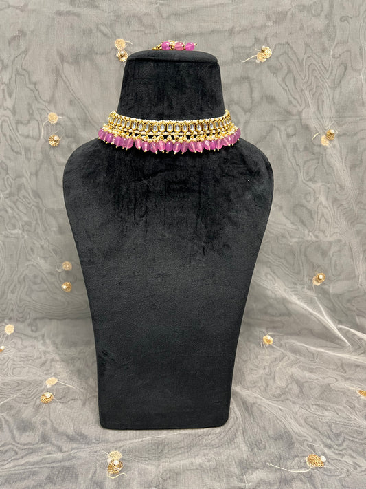 PY198 Kundan Necklace Set