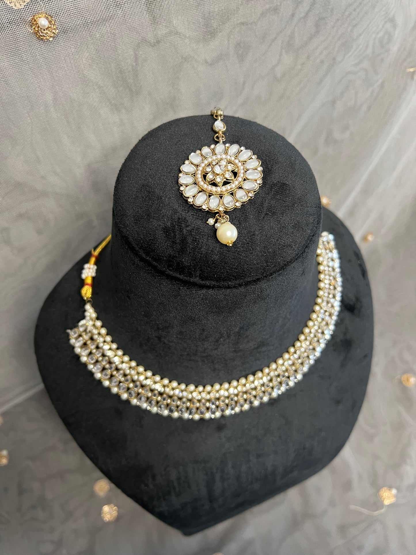 PY258 Mirror Necklace set