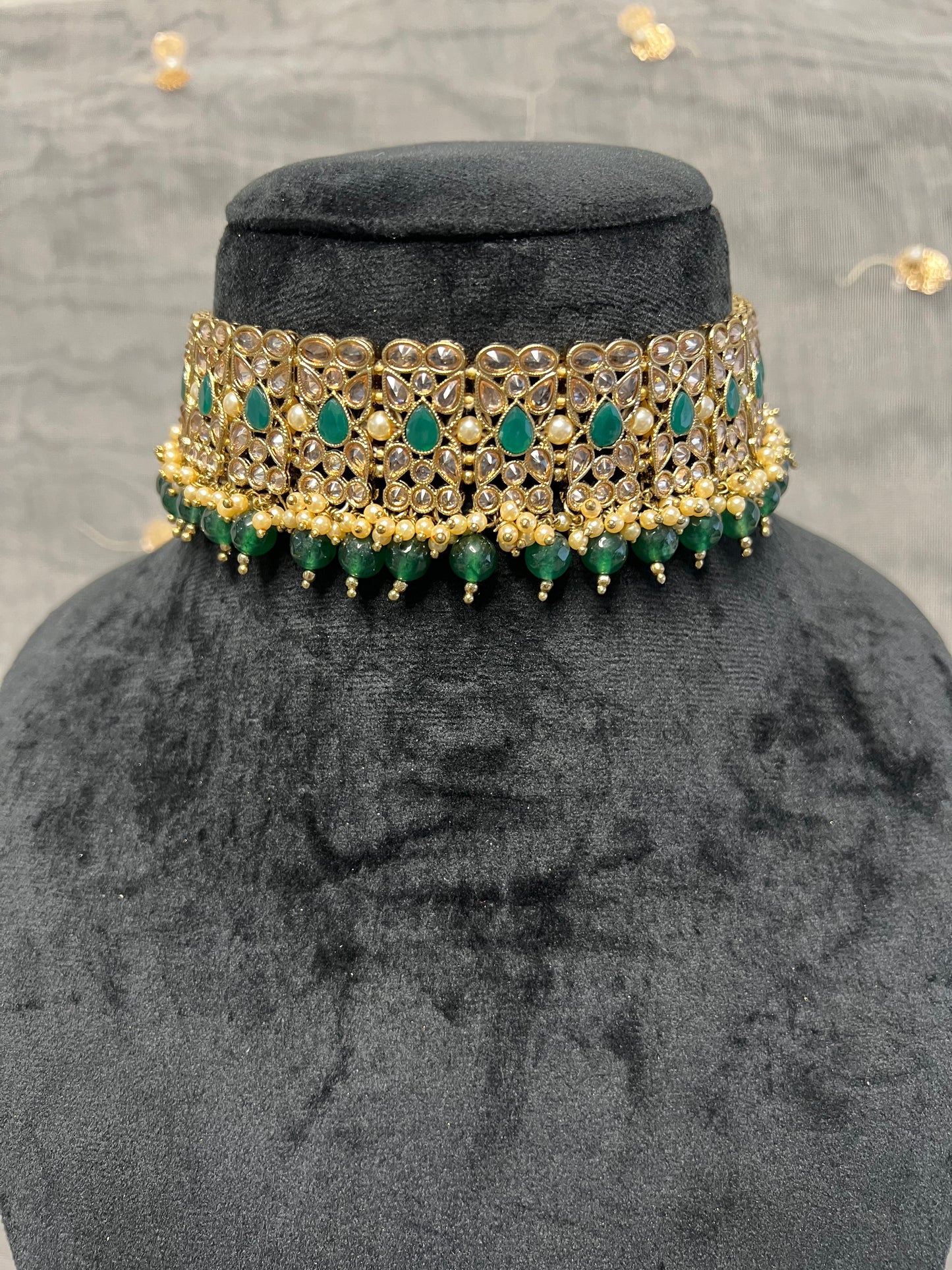 PY358 Polki Bridal Set