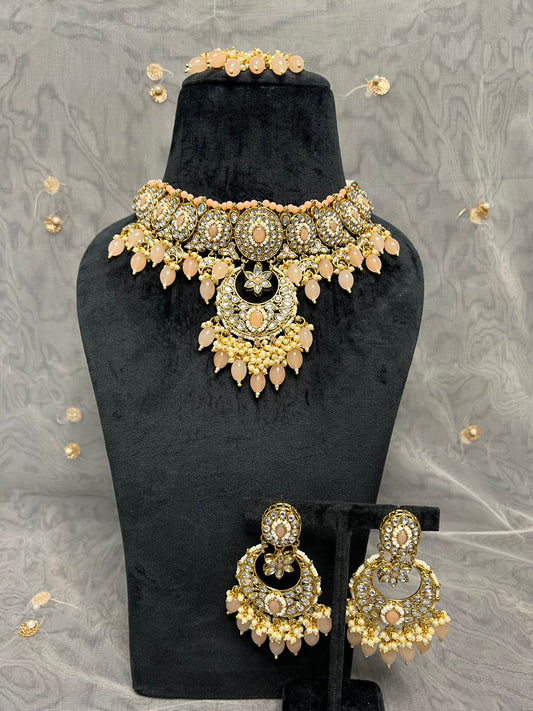 PY214 Kundan Necklace Set