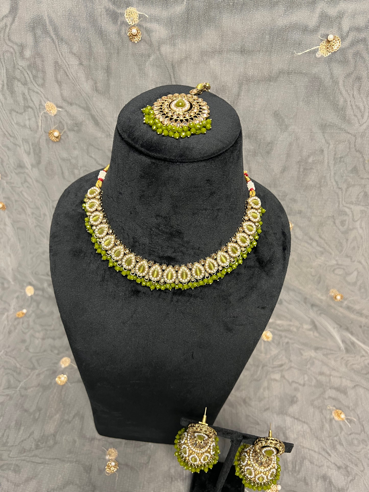 PY219 Polki Necklace Set