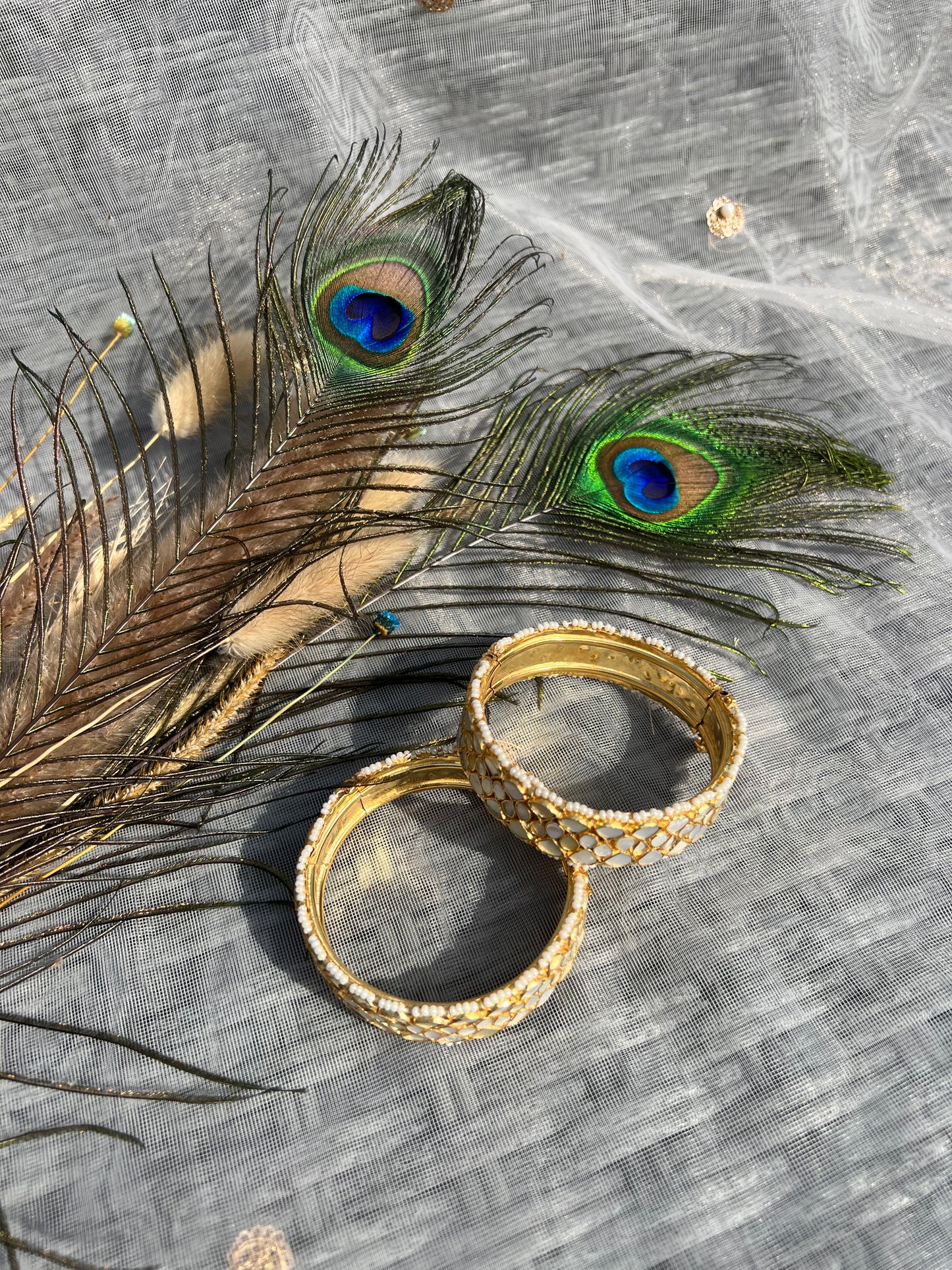 BA58 Mother of Pearl Bangles