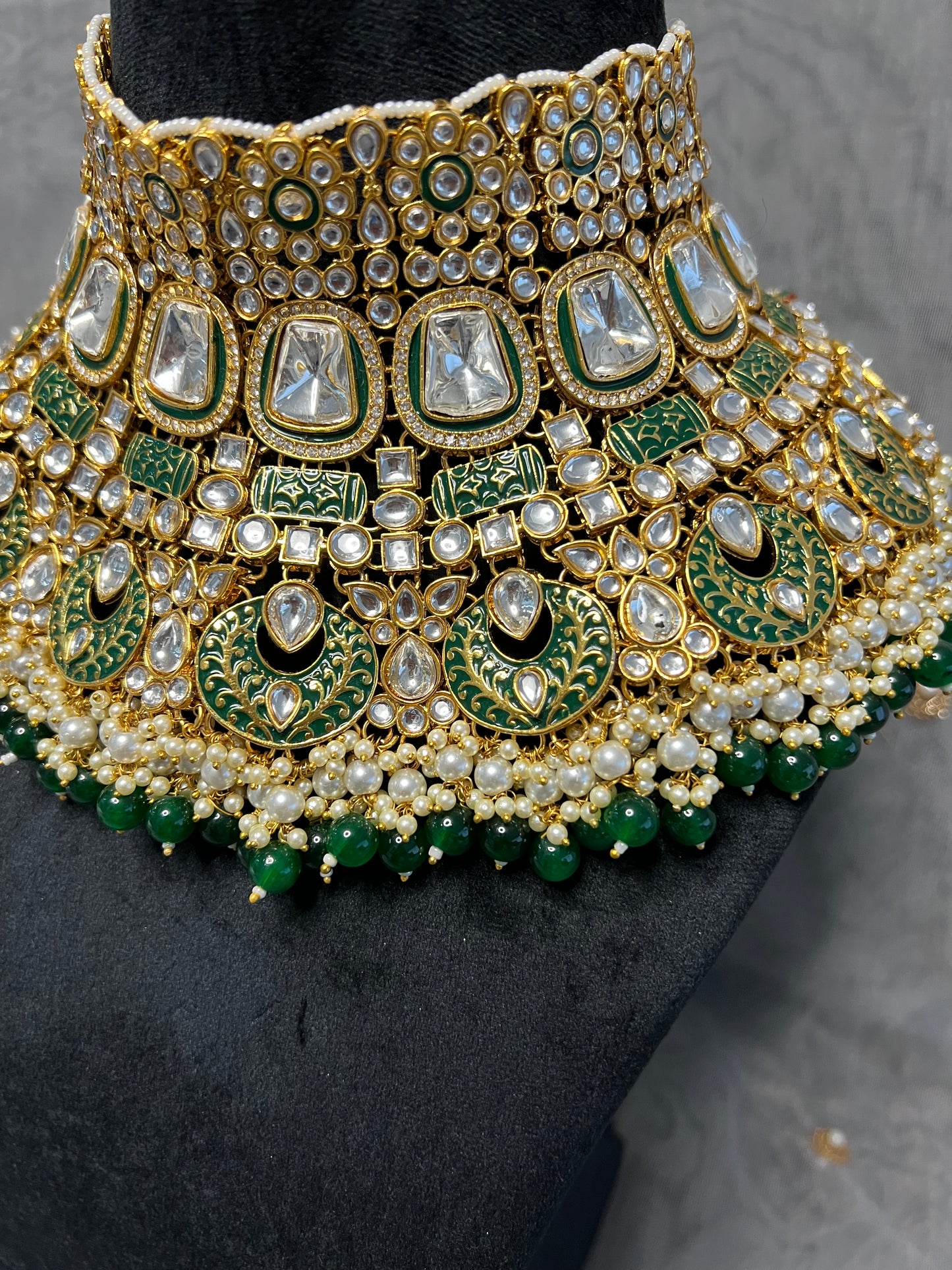 PY359 Polki Bridal Set