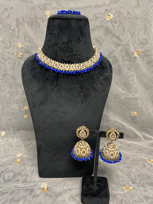 PY218 Polki Necklace Set
