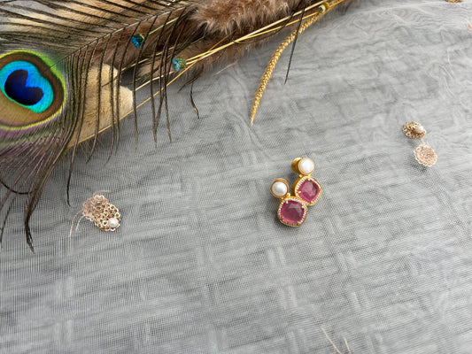 AW27 Gem Stone Earrings