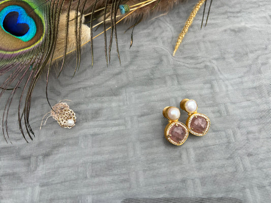 AW28 Gem Stone Earrings