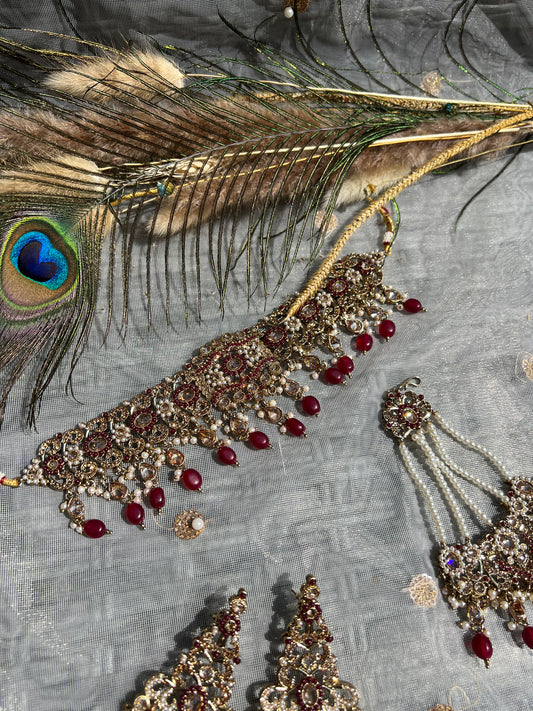 PY184 Polki Necklace Set