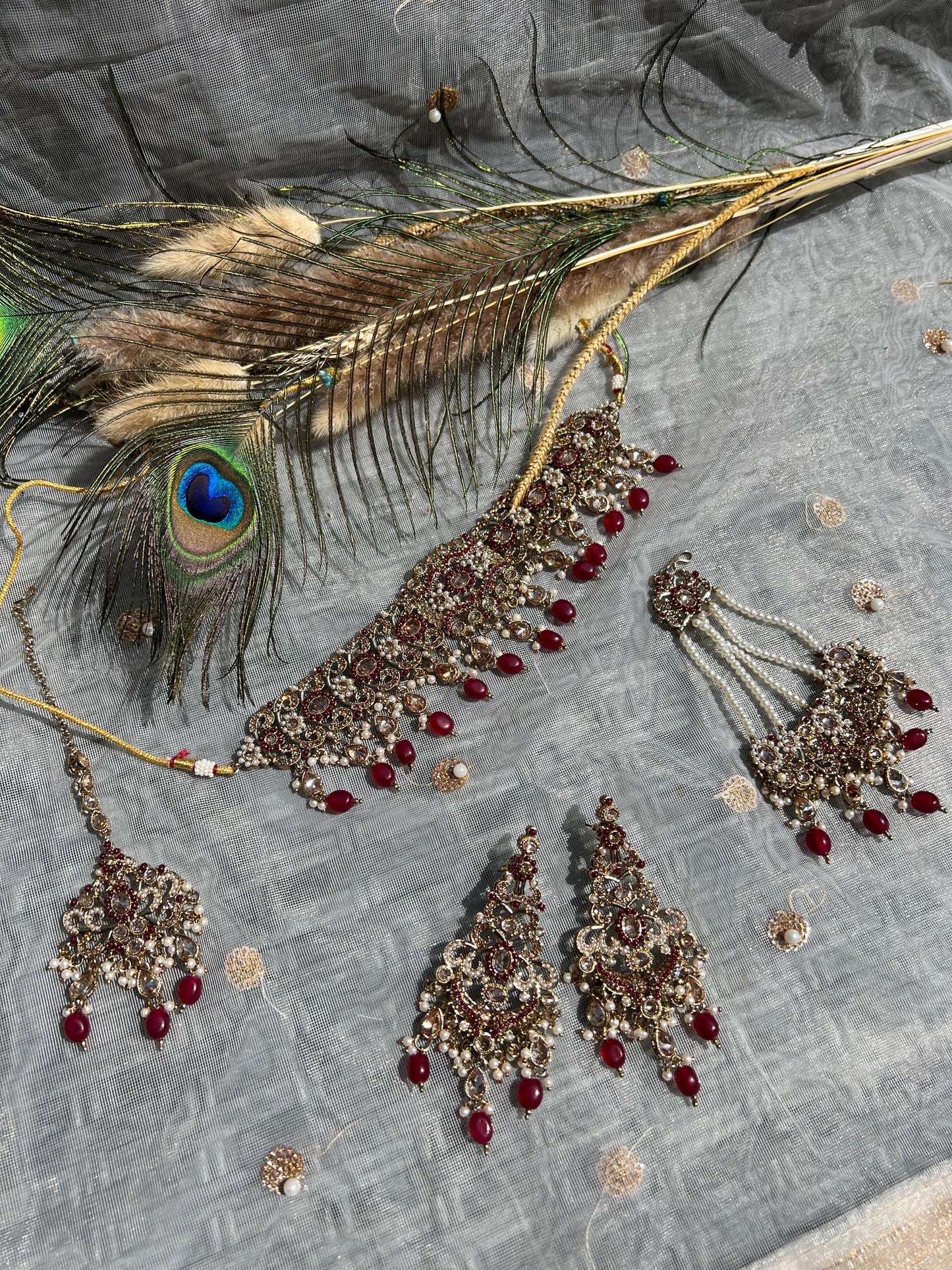 PY184 Polki Necklace Set