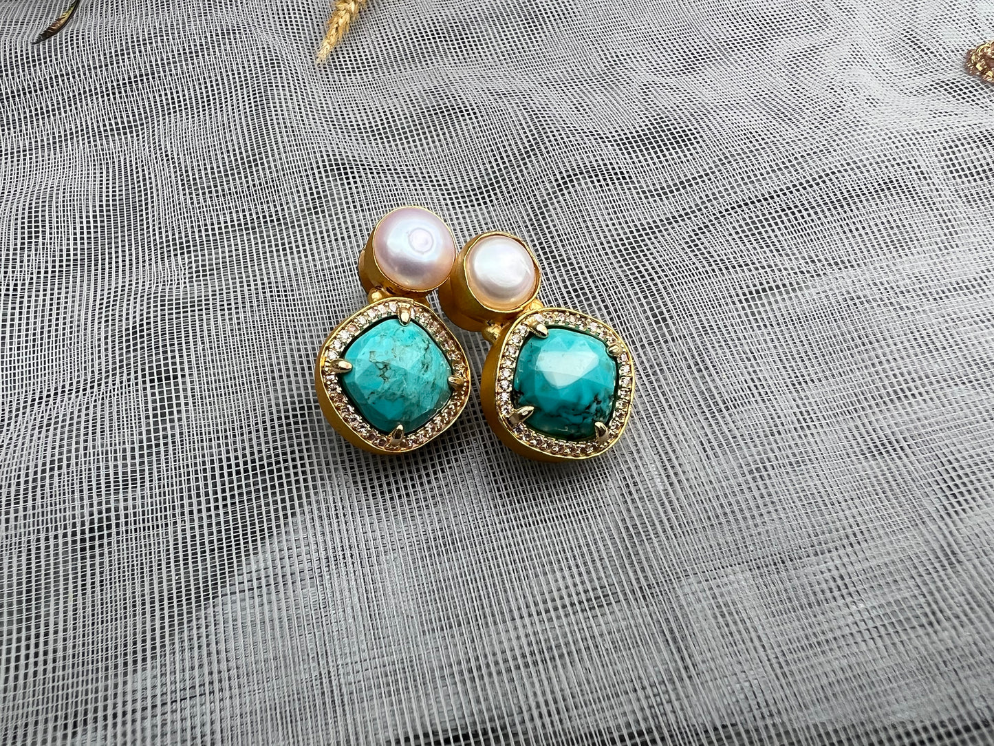 AW29 Gem Stone Earrings