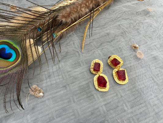AW23 Gem Stone Earrings