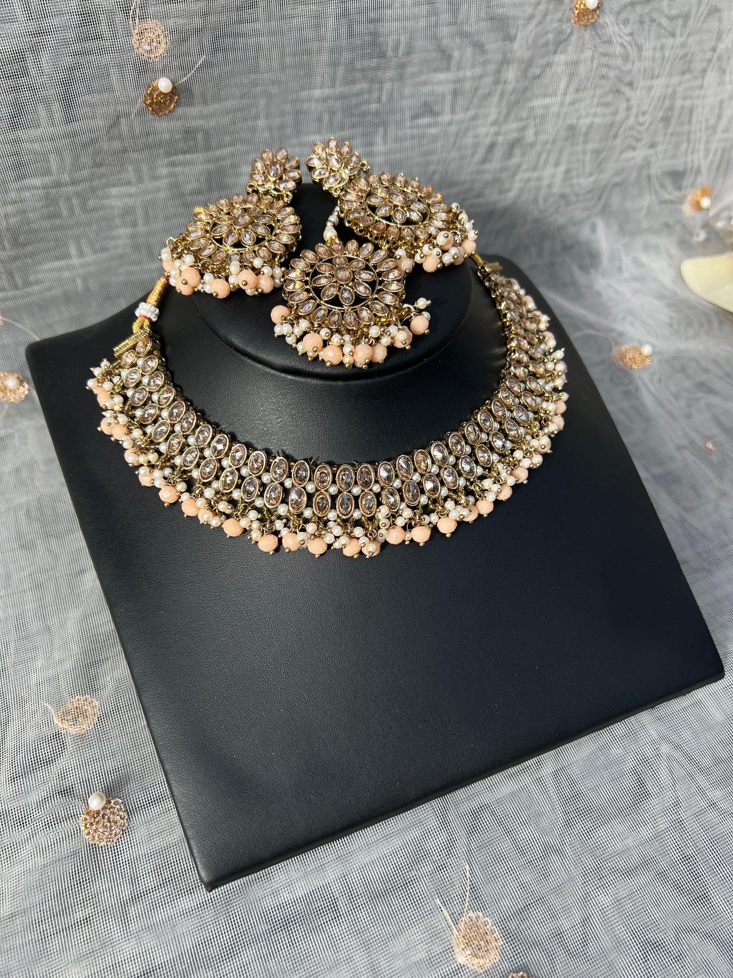 PY119 Polki Necklace set