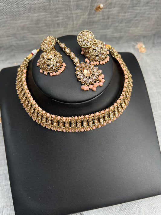 PY102 Polki Necklace set