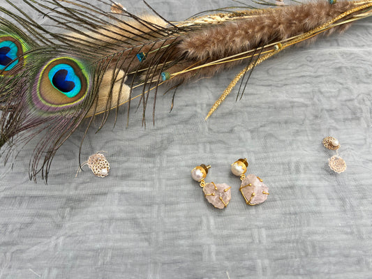 AW21 Gem Stone Earrings