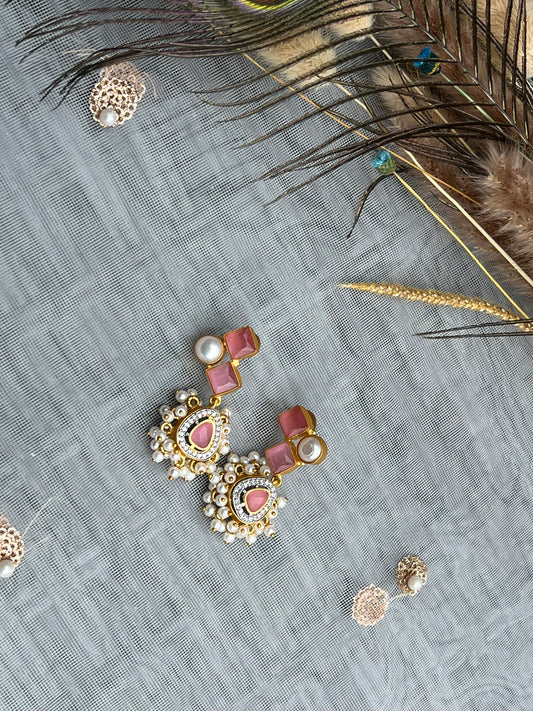 AW1 Gem Stone Earrings