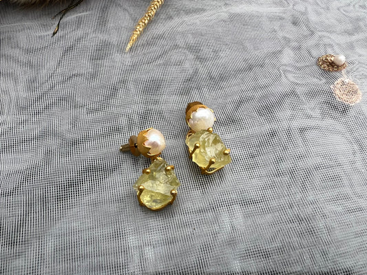 AW18 Gem Stone Earrings