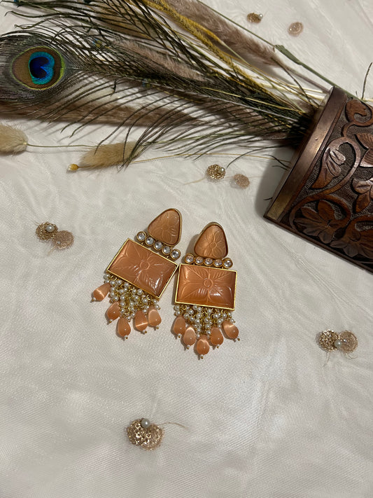 SKU61 Onyx Stone Earrings