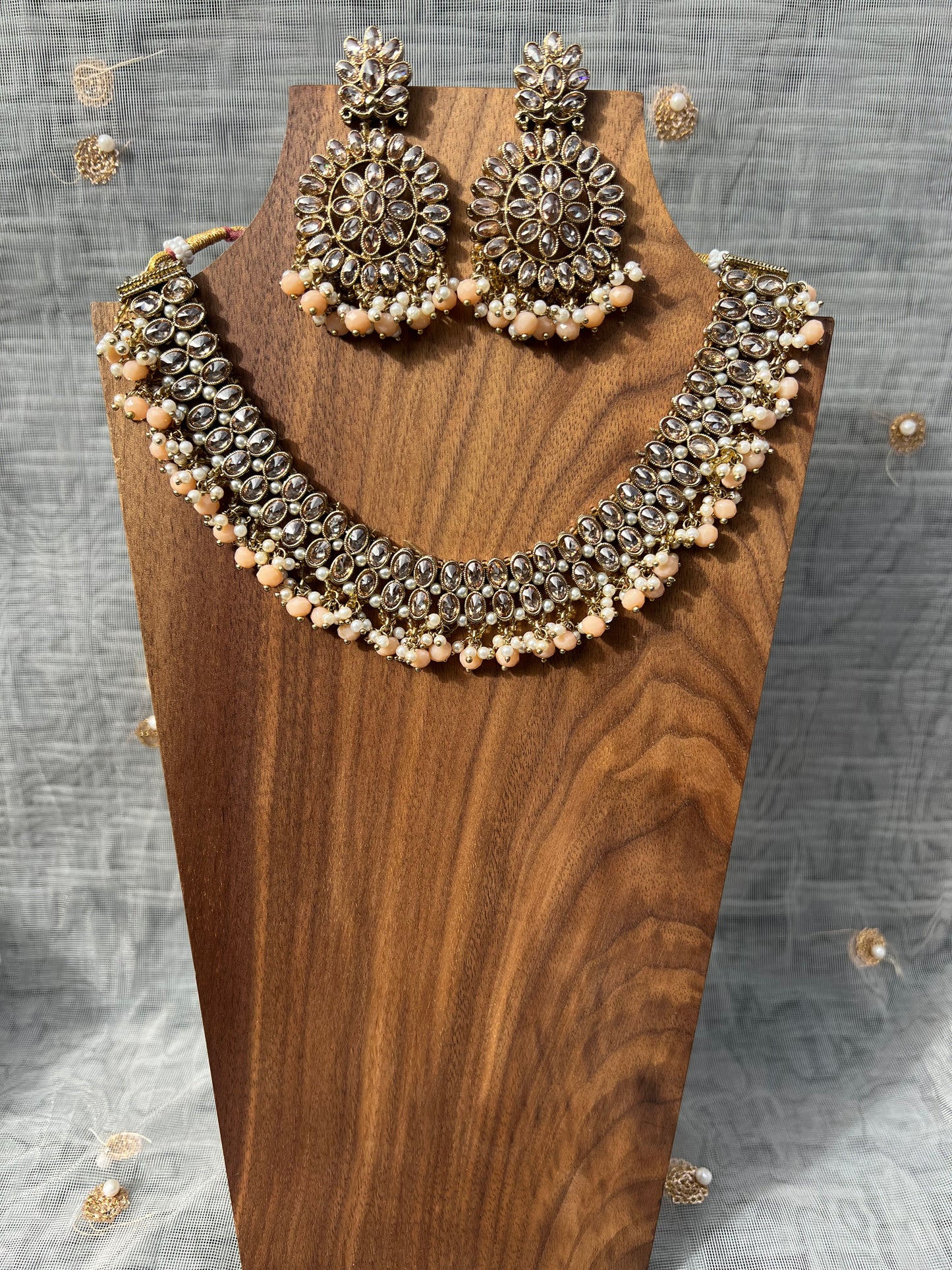 PY119 Polki Necklace set