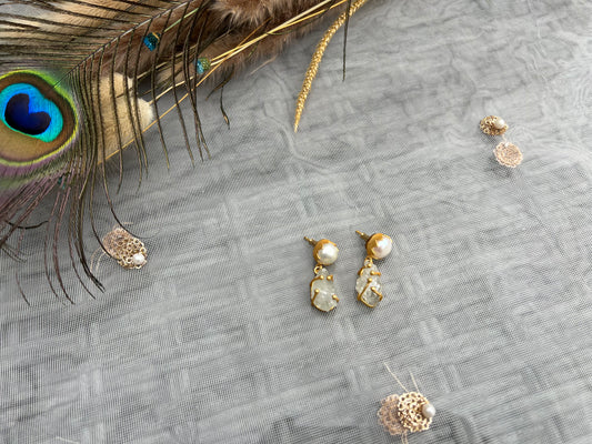 AW19 Gem Stone Earrings