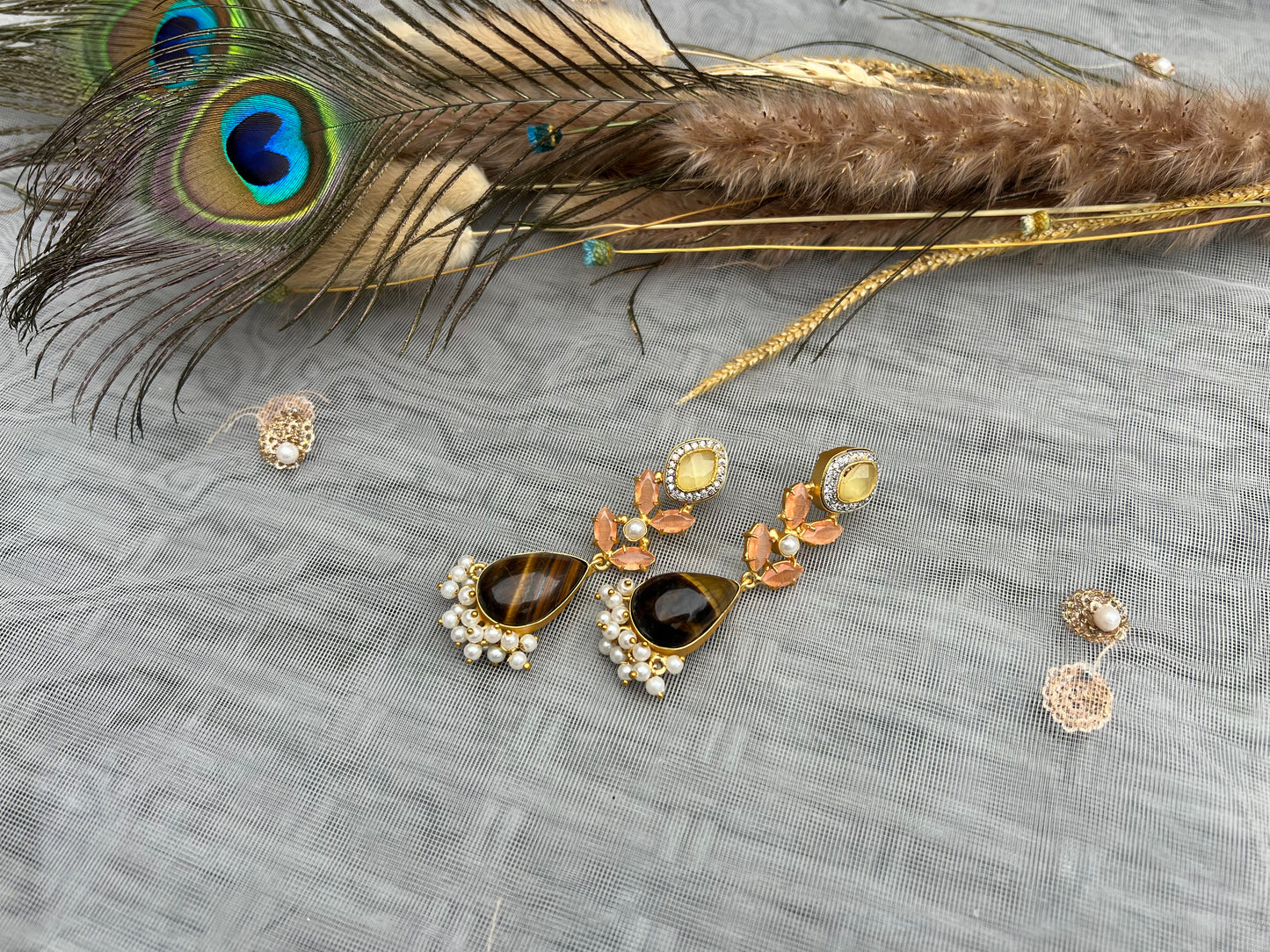 AW2 Gem Stone Earrings