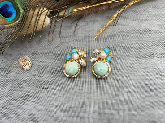 AW16 Gem Stone Earrings