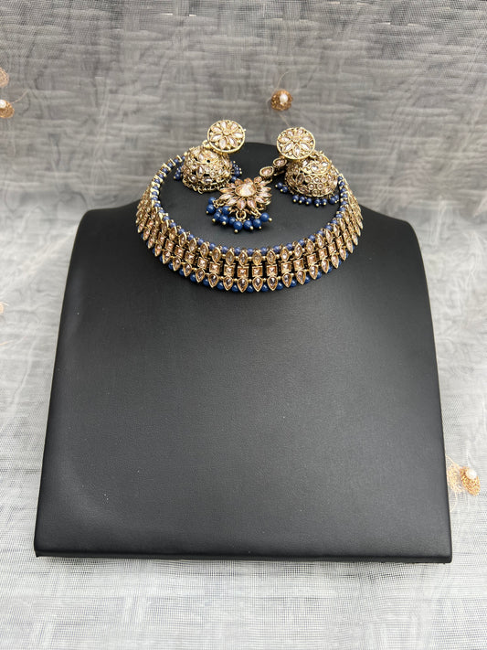 PY101 Polki Necklace set