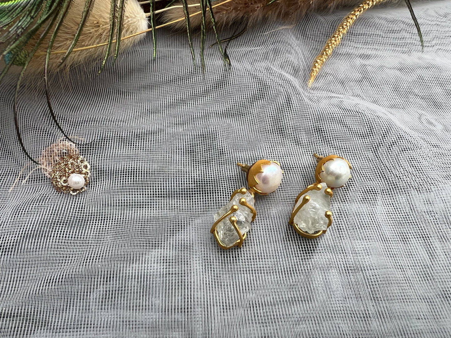 AW19 Gem Stone Earrings