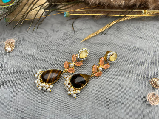 AW2 Gem Stone Earrings