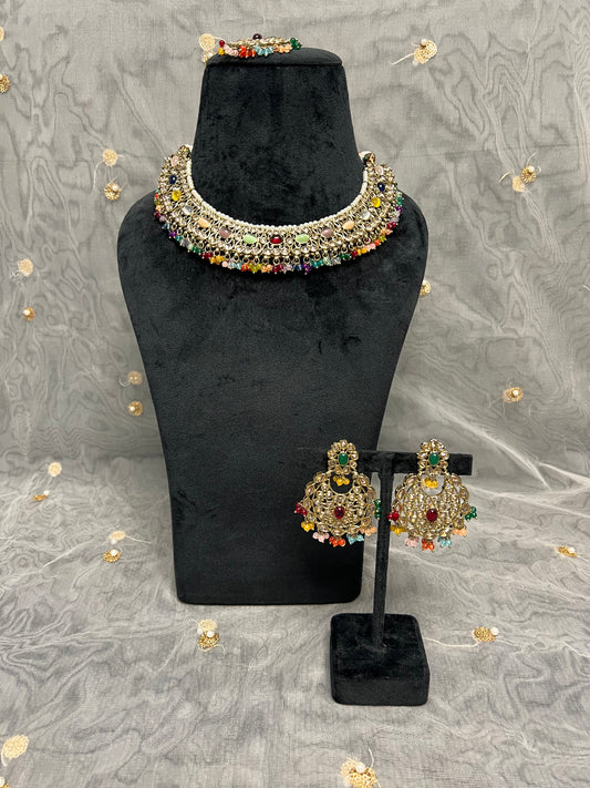 PY225 Polki Necklace Set