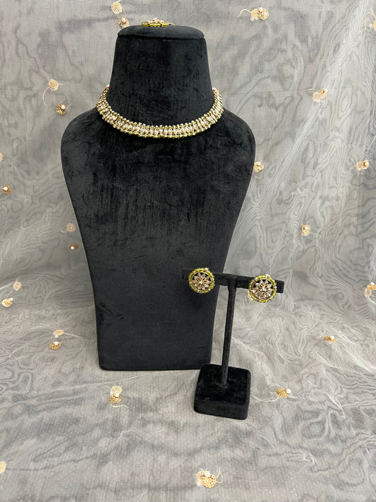 PY272 Polki Necklace Set