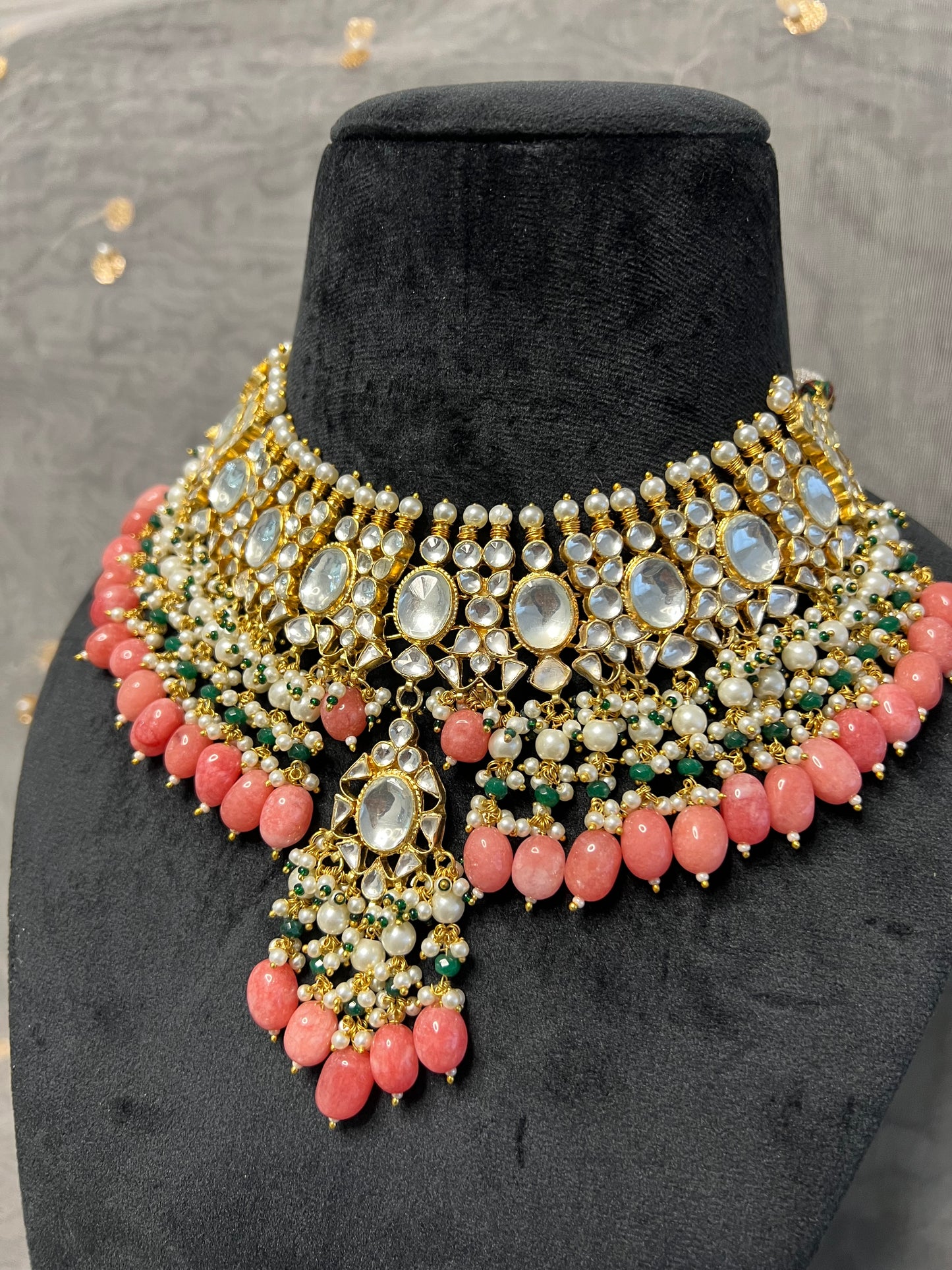 BA110 Pachi Kundan Necklace Set