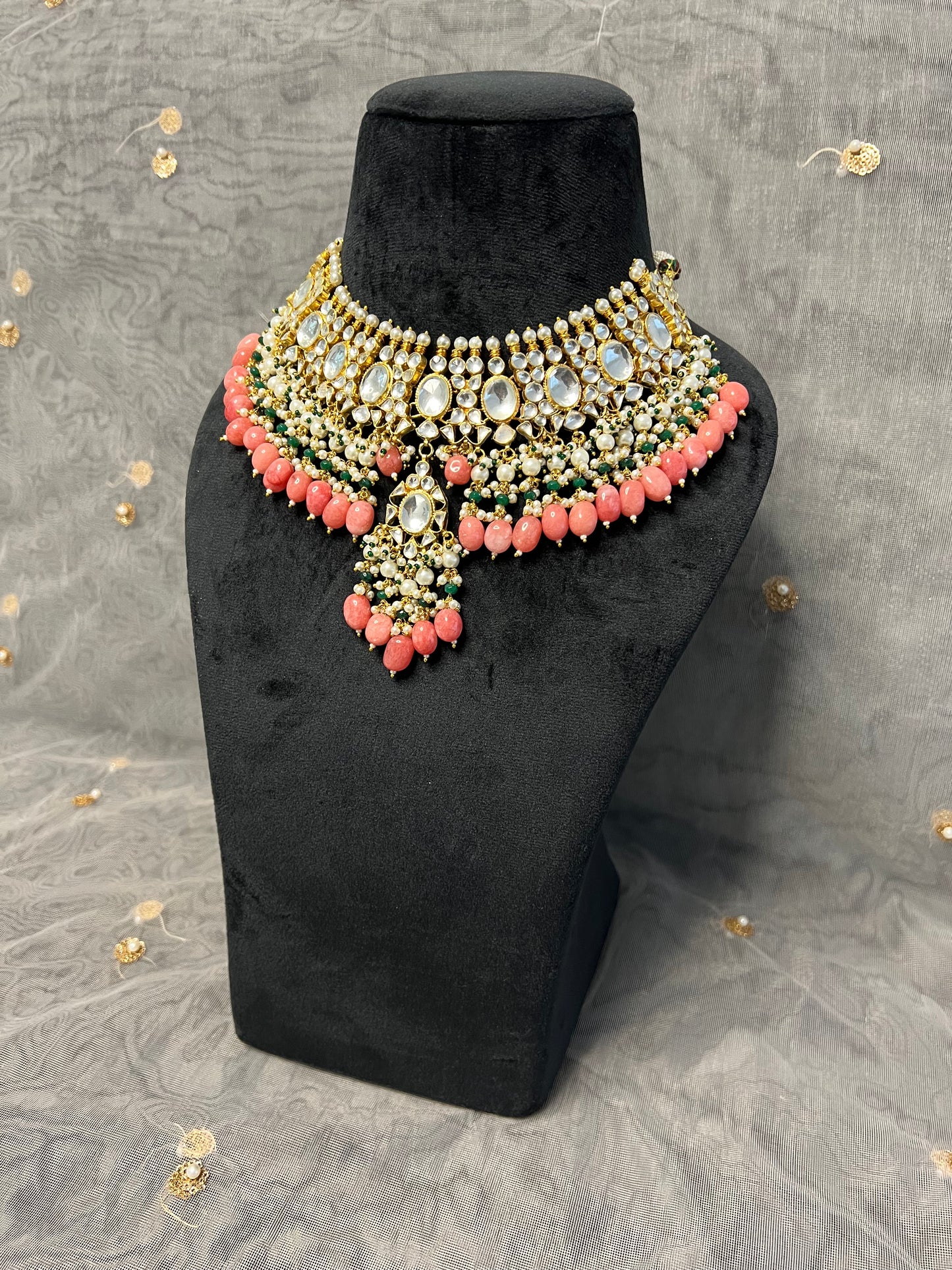 BA110 Pachi Kundan Necklace Set