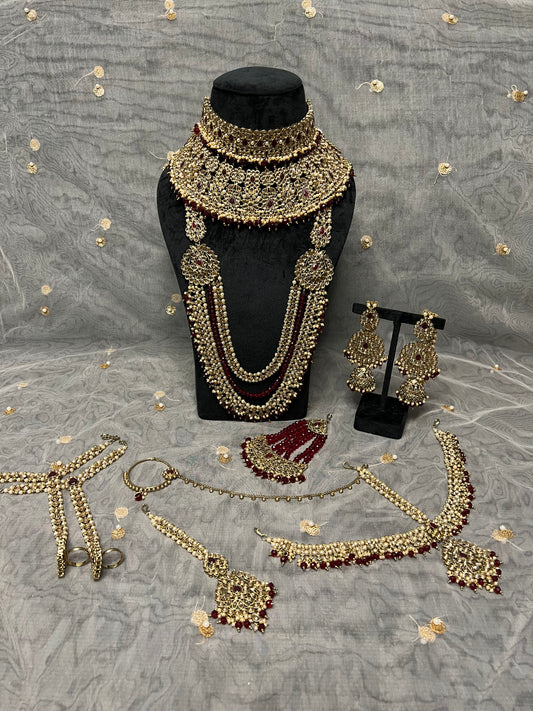 PY357 Polki Bridal Set
