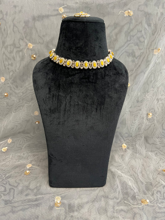 PY267 Polki Necklace Set