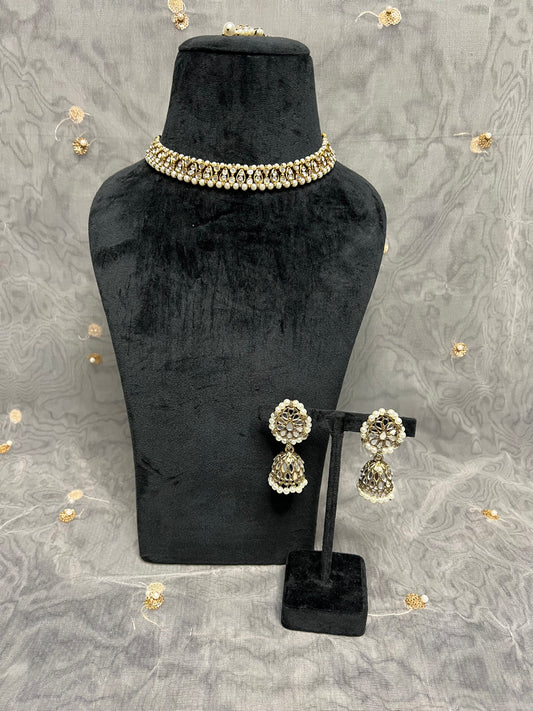 PY298 Mirror Necklace set