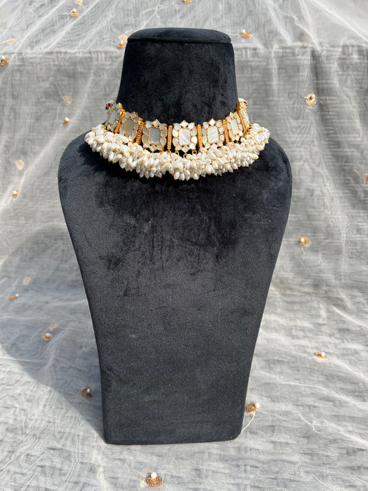 BA59 Mother of Pearl Necklace set