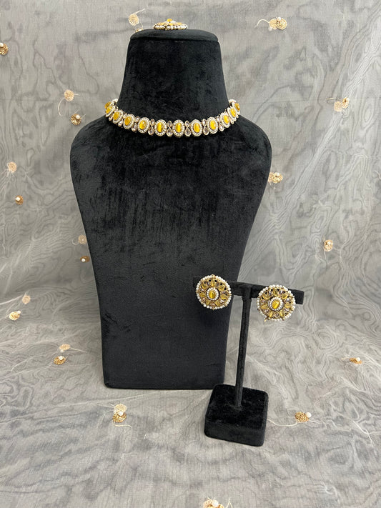 PY267 Polki Necklace Set