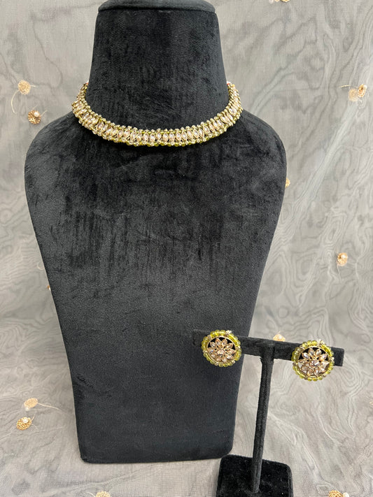 PY272 Polki Necklace Set