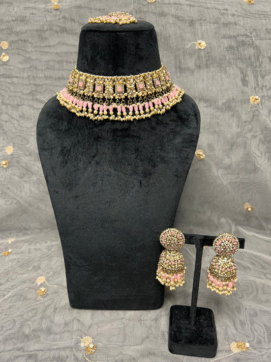 PY307 Polki Necklace Set